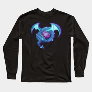 Dnd Dragon and D20 Long Sleeve T-Shirt